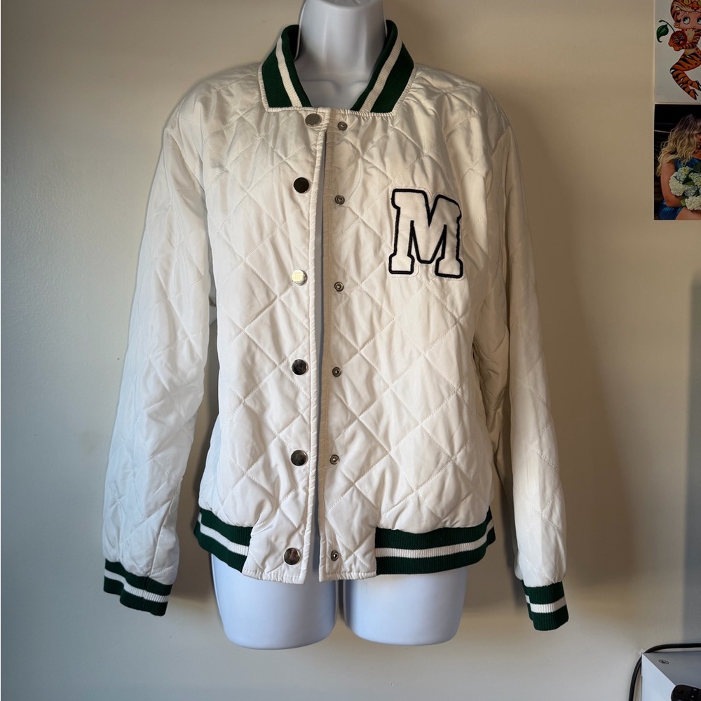 Quilted Bomber Jacket